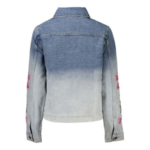 Desigual Blaue Jeansjacke aus Baumwolle