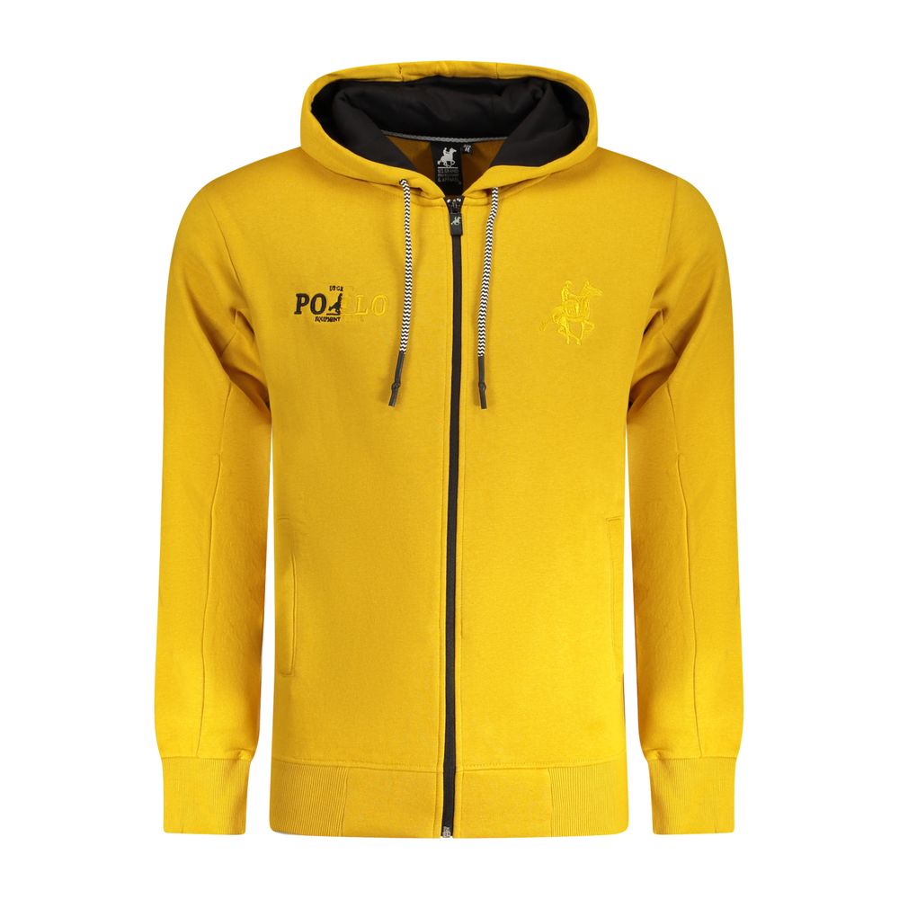 U.S. Grand Polo Gelber Baumwoll-Sweatshirt