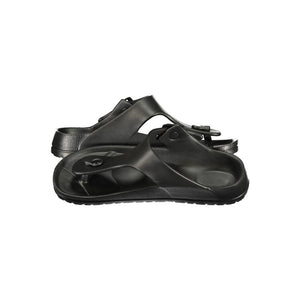 Norway 1963 Schwarze Flip-Flop-Sandalen aus Kunststoff