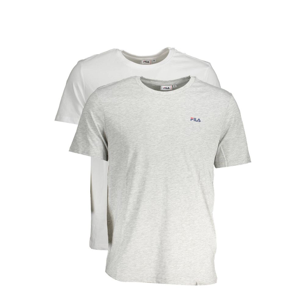 Fila Graues Baumwoll-T-Shirt