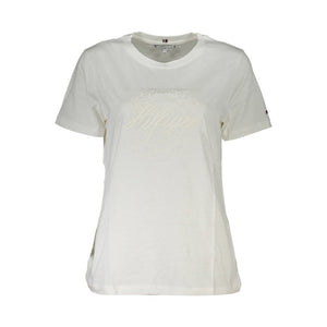 Tommy Hilfiger Weißes Baumwoll-T-Shirt