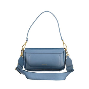 Coccinelle Blaue Lederhandtasche