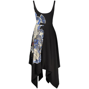 Desigual Schwarzes Baumwoll-Freizeitkleid