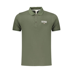 Accademia Militare Grünes Polohemd aus Baumwolle