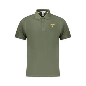 Accademia Militare Grünes Polohemd aus Baumwolle