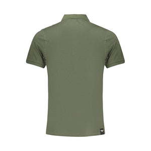 Accademia Militare Grünes Polohemd aus Baumwolle
