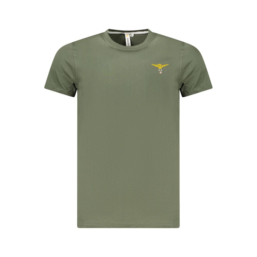 Accademia Militare Grünes Baumwoll-T-Shirt