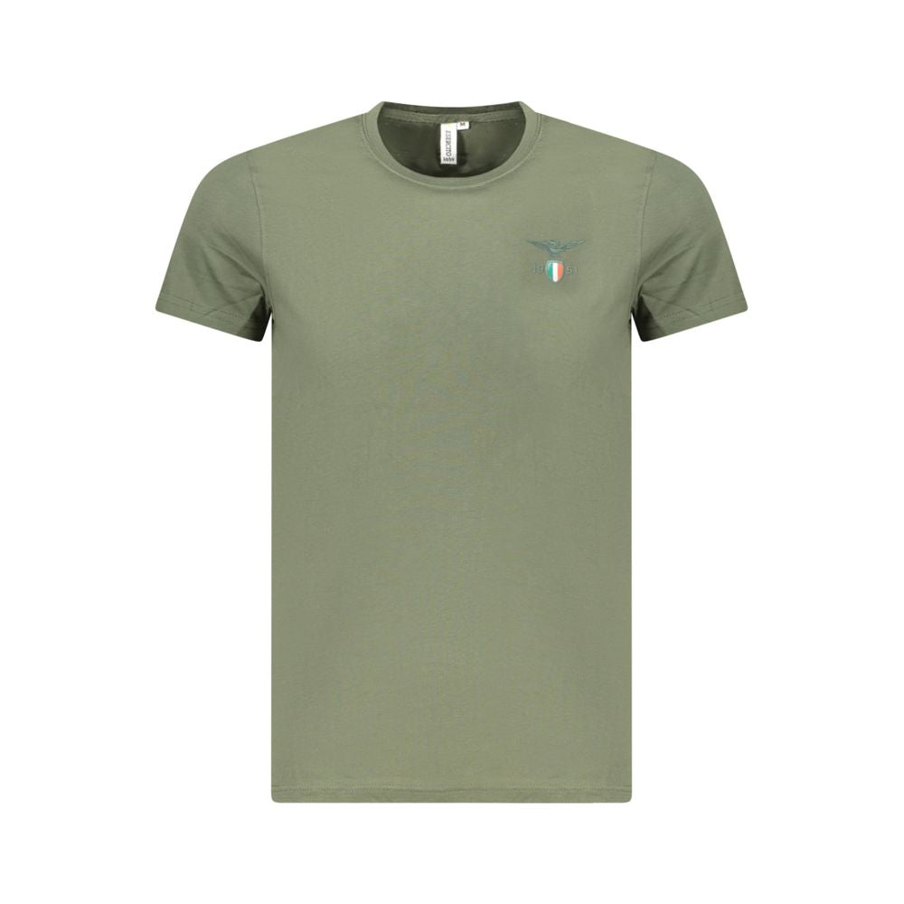 Accademia Militare Grünes Baumwoll-T-Shirt