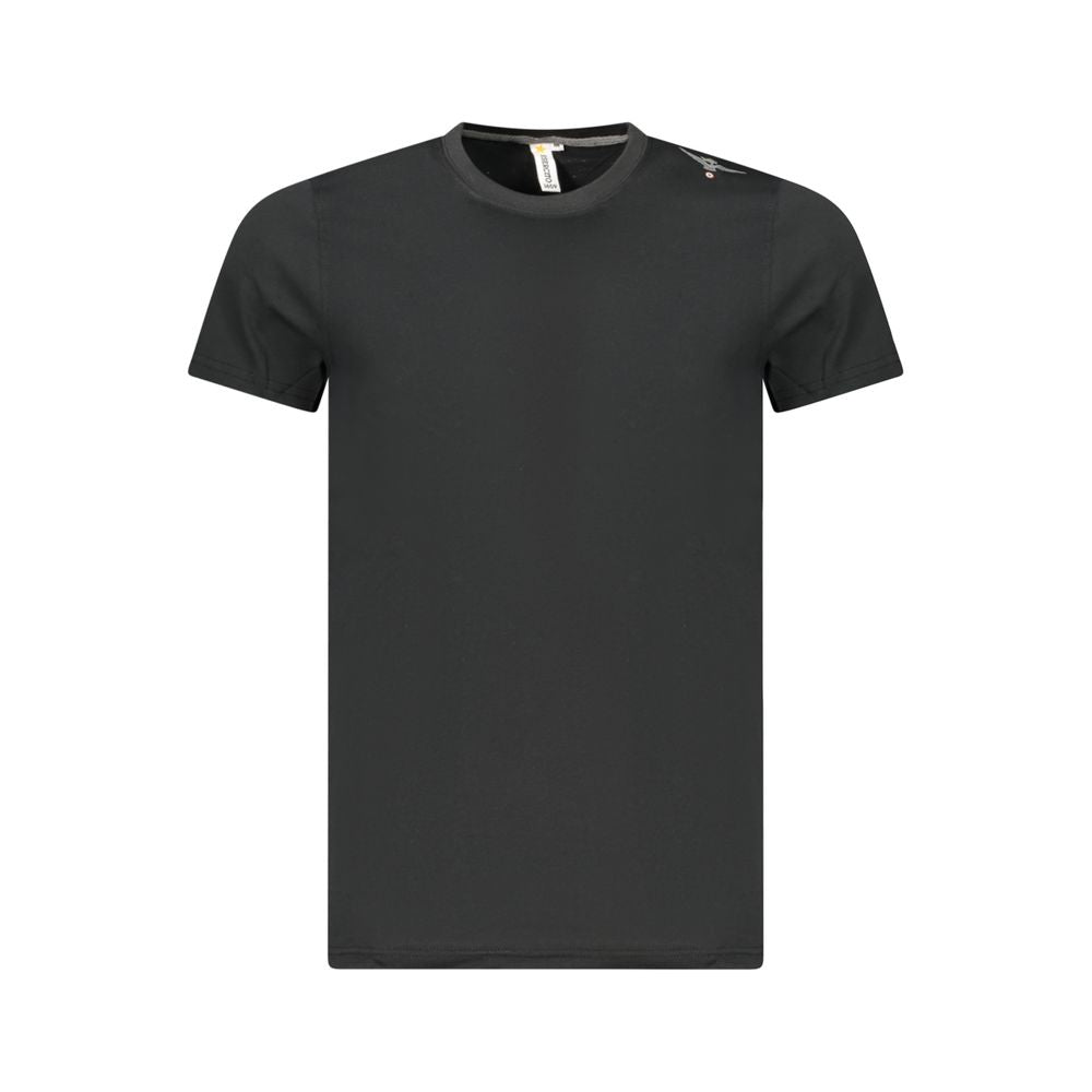 Accademia Militare Schwarzes Baumwoll-T-Shirt