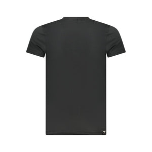 Accademia Militare Schwarzes Baumwoll-T-Shirt