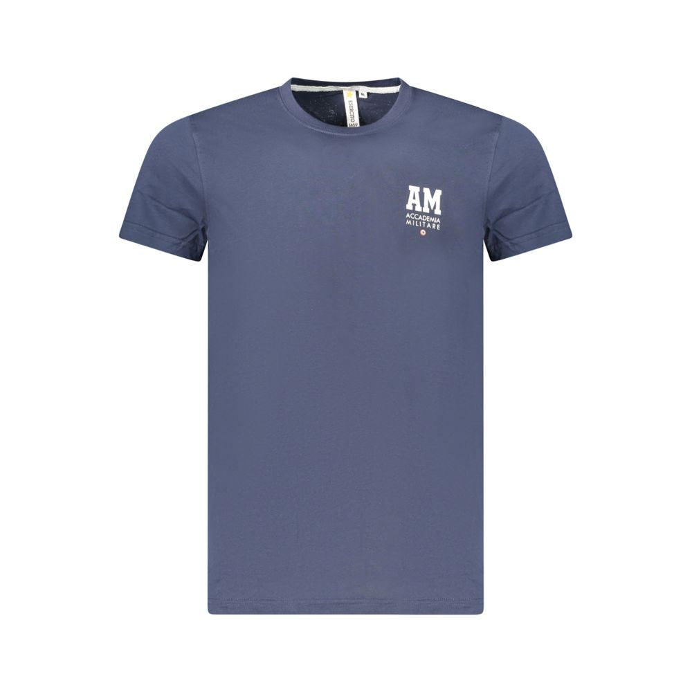 Accademia Militare Blaues Baumwoll-T-Shirt