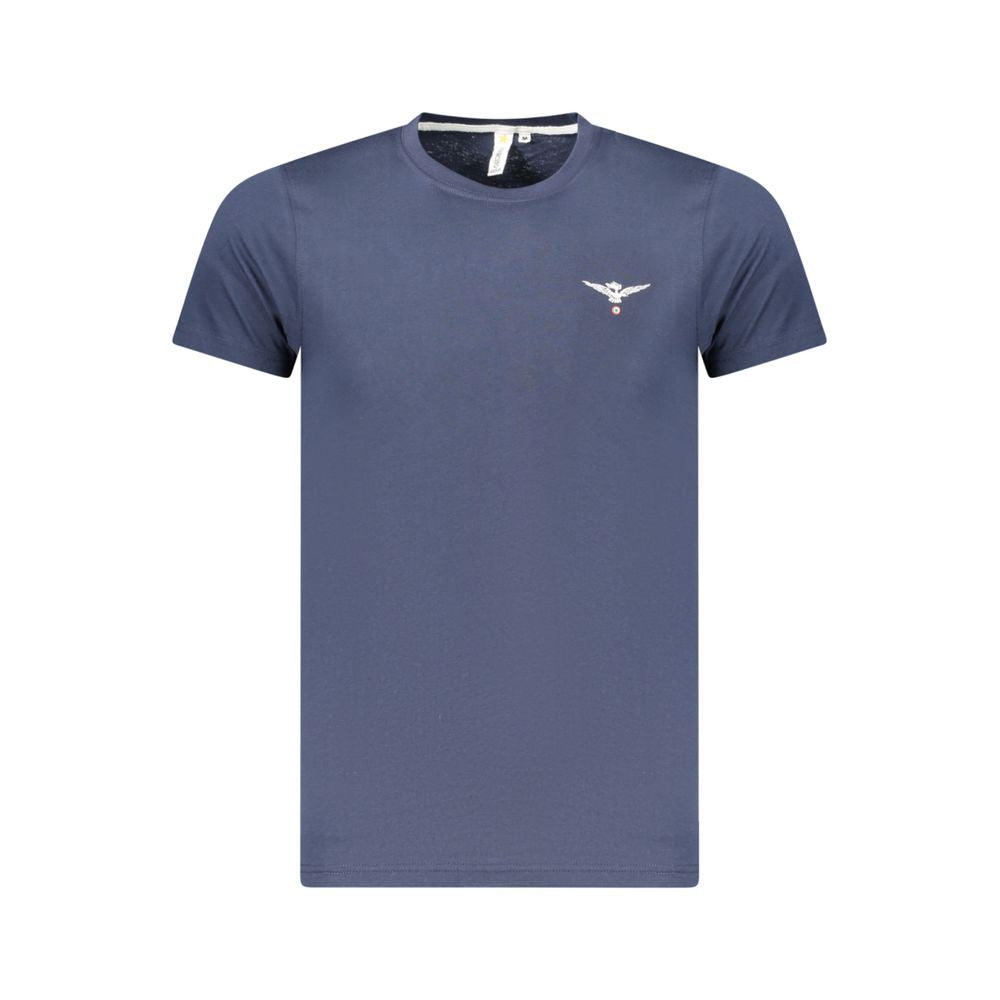 Accademia Militare Blaues Baumwoll-T-Shirt