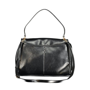 Twinset Schwarze Handtasche aus Polyethylen