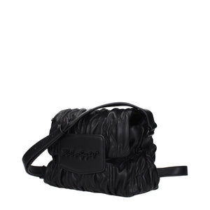 Karl Lagerfeld Schwarze Crossbody-Tasche aus Polyester