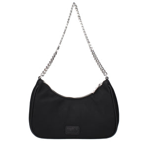 Karl Lagerfeld Schwarze Stoffhandtasche
