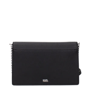 Karl Lagerfeld Schwarze Crossbody-Tasche aus Polyethylen