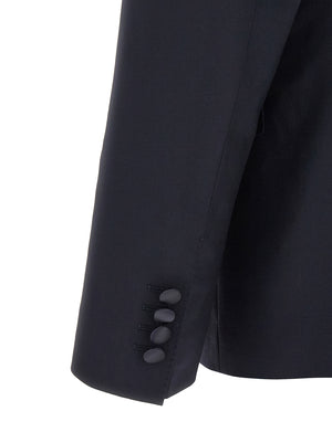 Dolce & Gabbana Blauvio Woll-Zweiteiler