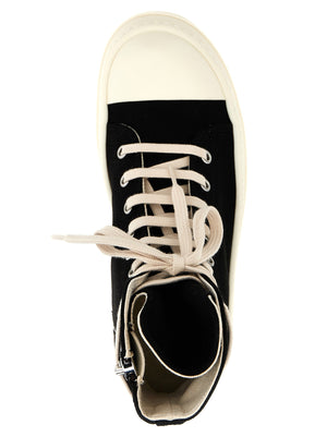 DRKSHDW Schwarze High-Top-Sneaker aus Baumwolle