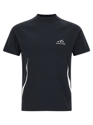 Balenciaga Blaues Polyamid-T-Shirt