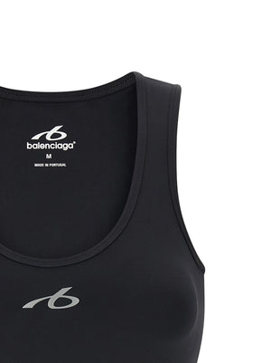 Balenciaga Schwarzer Sport-BH aus Polyamid