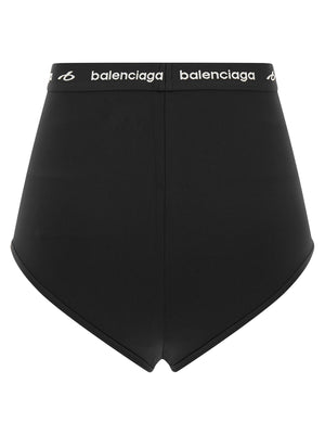 Balenciaga Schwarze Polyamid-Slips