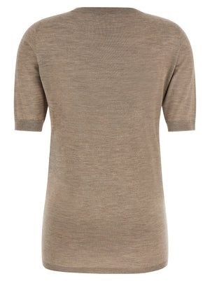 Fabiana Filippi Beige Cashmere Cardigan