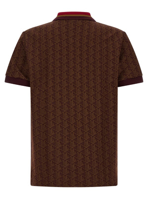 Lacoste Braunes Poloshirt aus Polyester