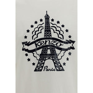 Kenzo Weißes Baumwoll-T-Shirt