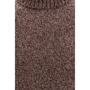 Brunello Cucinelli Bordeaux Wollpullover Aries Rollkragenpullover
