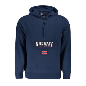 Norway 1963 Blauer Baumwoll-Sweatshirt für Herren