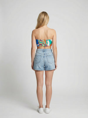 Dolce & Gabbana Mehrfarbige Jeans-Shorts