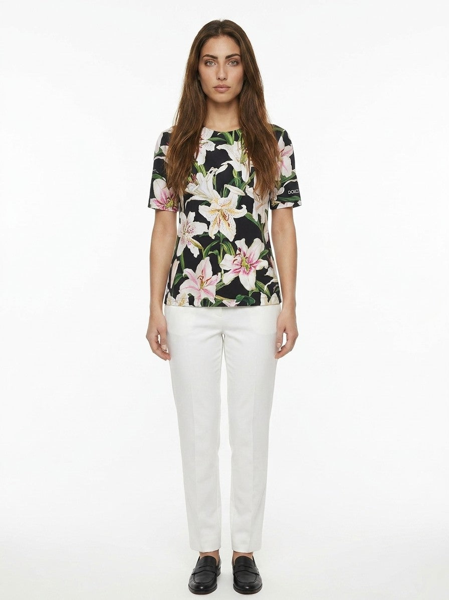 Dolce & Gabbana Mehrfarbiges Baumwoll-T-Shirt