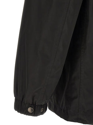Burberry Schwarzer Polyester-Mantel