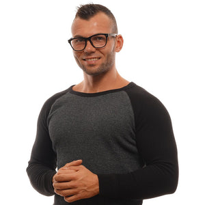 Ermenegildo Zegna Schwarze Kunststoffbrille (Gestell)