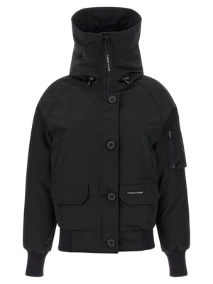 Canada Goose Schwarzer Bomber aus Polyester