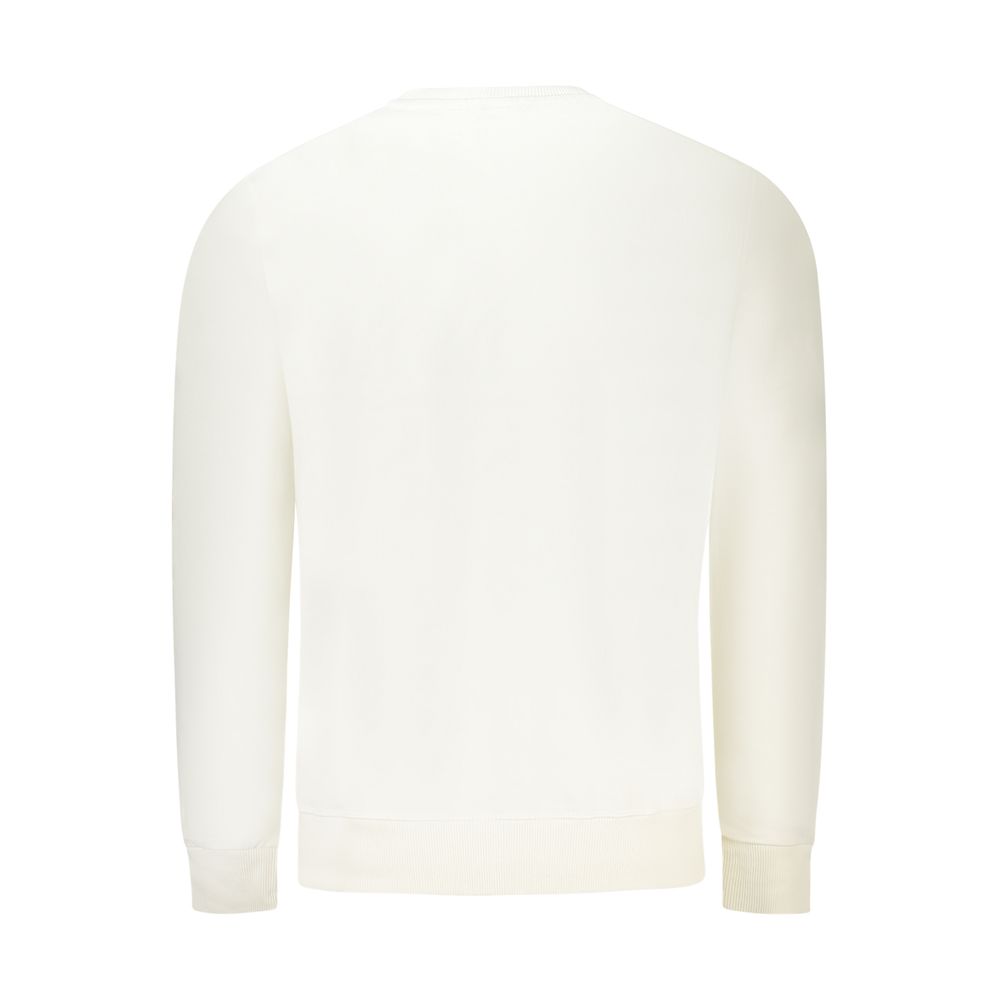 North Sails Weißes Herren-Sweatshirt aus Baumwolle