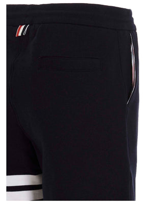 Thom Browne Blaue Baumwoll-Bermudashorts