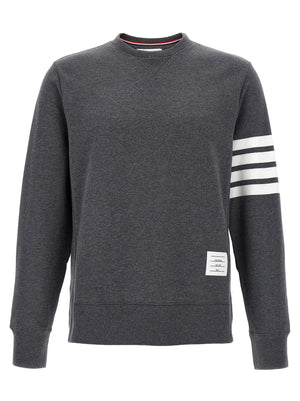 Thom Browne Grauer Baumwollpullover