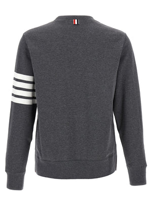Thom Browne Grauer Baumwollpullover