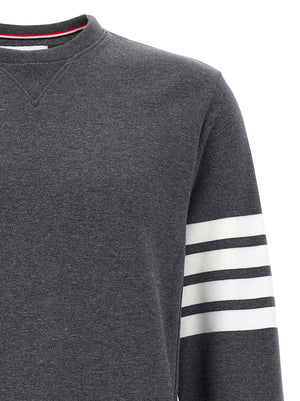 Thom Browne Grauer Baumwollpullover
