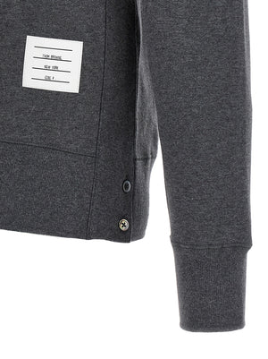 Thom Browne Grauer Baumwollpullover