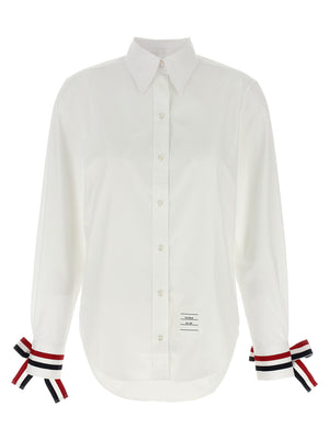 Thom Browne Weiße Baumwollbluse