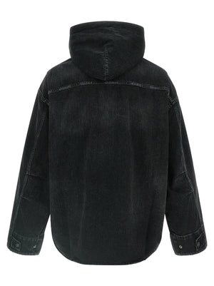 Balenciaga Schwarze Baumwoll-Denimjacke