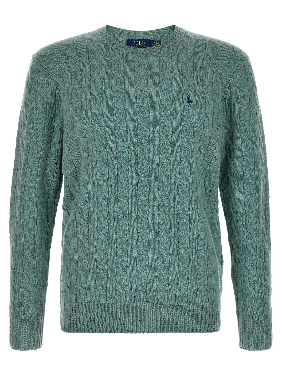 Polo Ralph Lauren Zweifarbige Wollstrickjacke