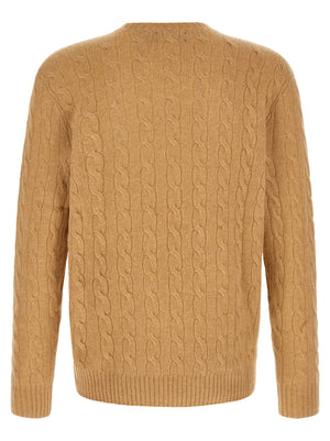 Polo Ralph Lauren Beige Wollstrickjacke