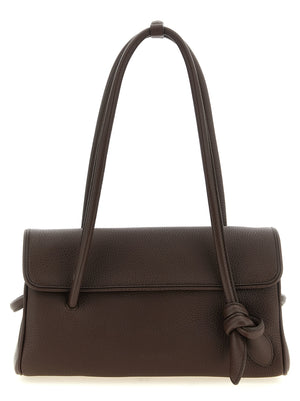 Jacquemus Braunes Kalbsleder Damen Crossbody Tasche