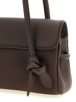 Jacquemus Braunes Kalbsleder Damen Crossbody Tasche
