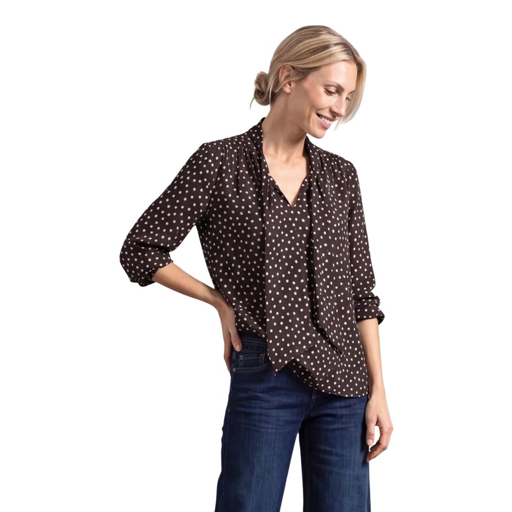 Street One Braune Viskose-Bluse
