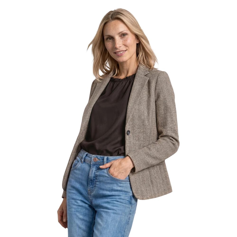 Street One Brauner Polyester-Blazer