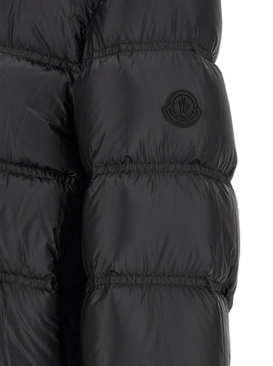 Black Polyamide Full-Length Jacket